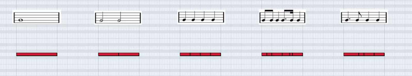 42五线谱记谱法