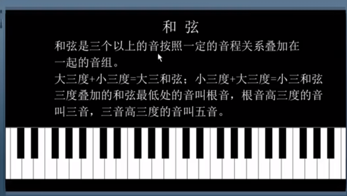 67大三和弦小三和弦