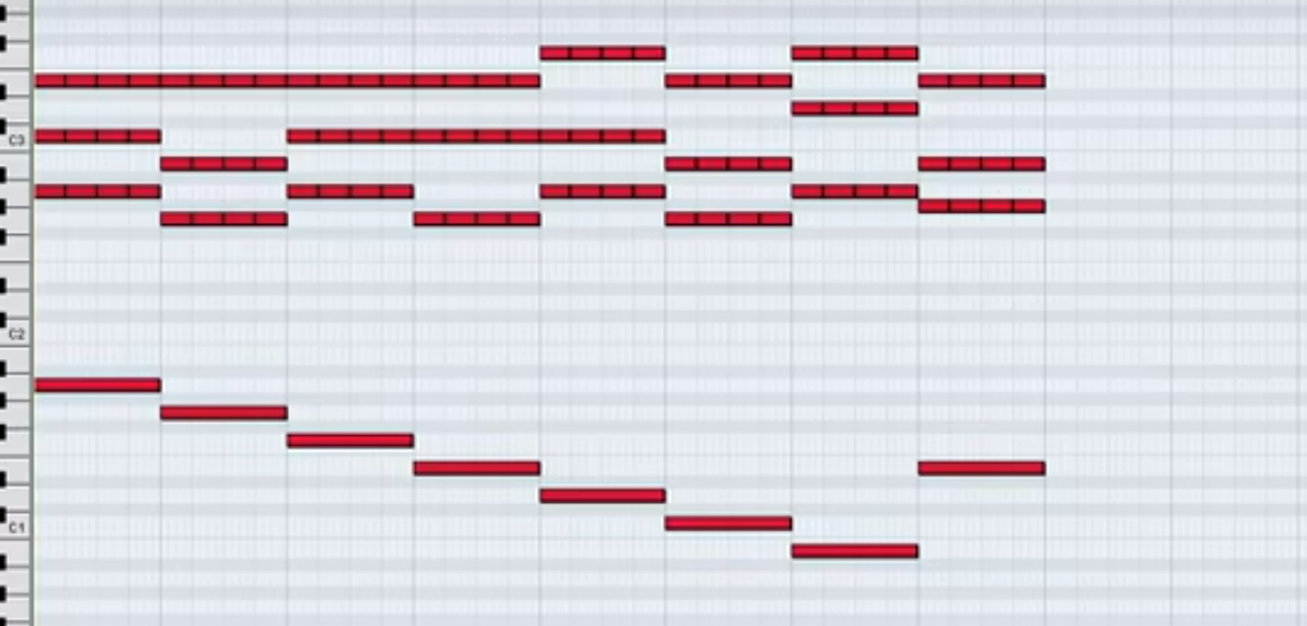 100小调低音下行